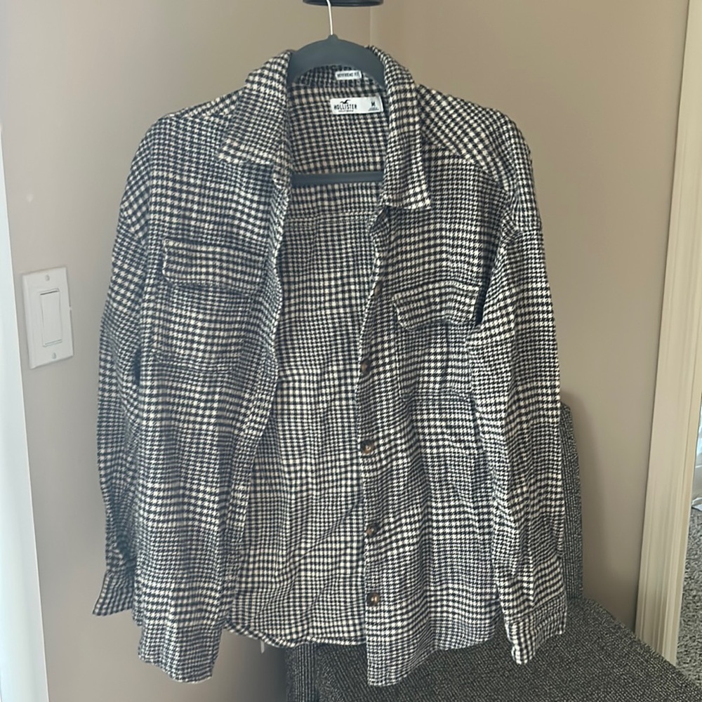 Hollister Shacket flannel